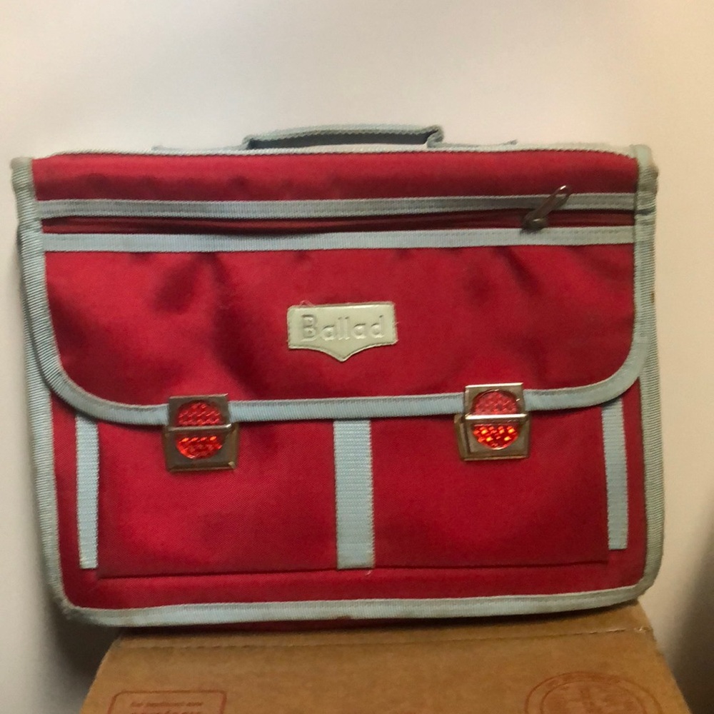 #1759 Ballard Vintage backpack reflectors book bag